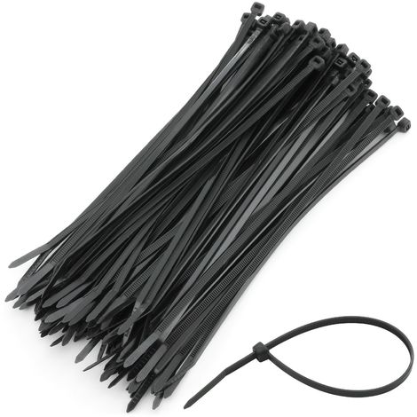 Kabelbinder schwarz 4,8 x 360 mm 100 Stück Kabelstraps - Industri, 5,48 €