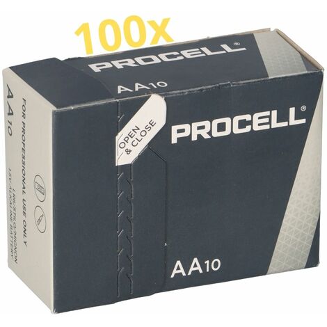 100x Procell (ehemals Duracell) MN1500 100er Karton AA LR06 Mignon