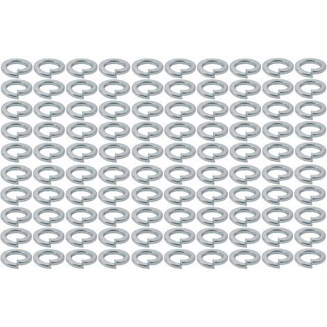 100x Rondelle grower élastique pour vis à tête cylindrique en acier zingué DIN 7980 Universel Vis Boulon Etanchéité Fixation Quincaillerie Ressort, M5