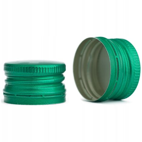 100x Tappi per bottiglia fi 28mm Tappo per bottiglia VERDE 28x18mm