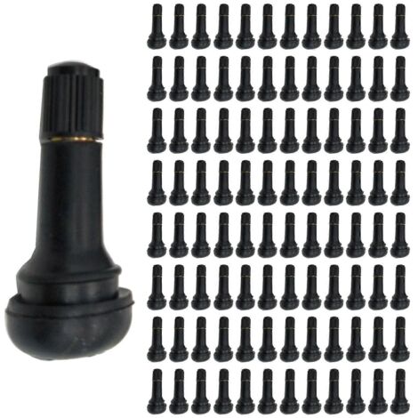 100x TR-413 Bouchon de valve de pneu tubeless à clipser TR-413 pour voiture F