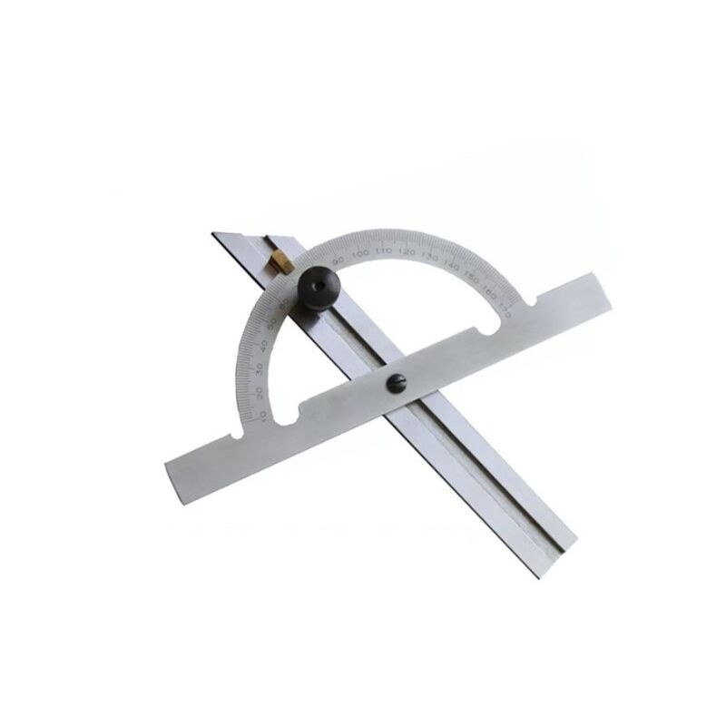 (100x150mm, 10 - 170°) Règle d'angle réglable en acier inoxydable avec rapporteur d'angle à glissière