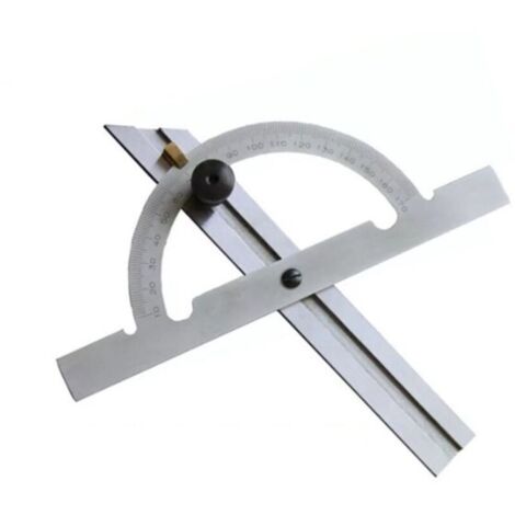 (100x150mm，10 - 170°) 1 PCS Rapporteur d'angle avec glissière
