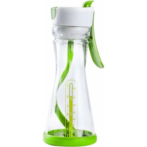 101-200ml Mélangeur à Vinaigrette en Verre Manuel Vinaigrette Shaker Mini Agitateur de Vinaigrette pour Marinades et Vinaigrettes