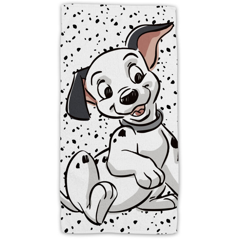 Argofield - 101 Dalmatians Baumwolle Strandtuch Frottee Badetuch Mit Premium Druck, 70x140 Cm