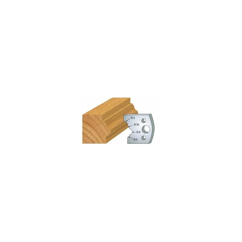 102: Jeu de 2 fers 40mm baguette encadrement pour porte outils 40 et 50mm