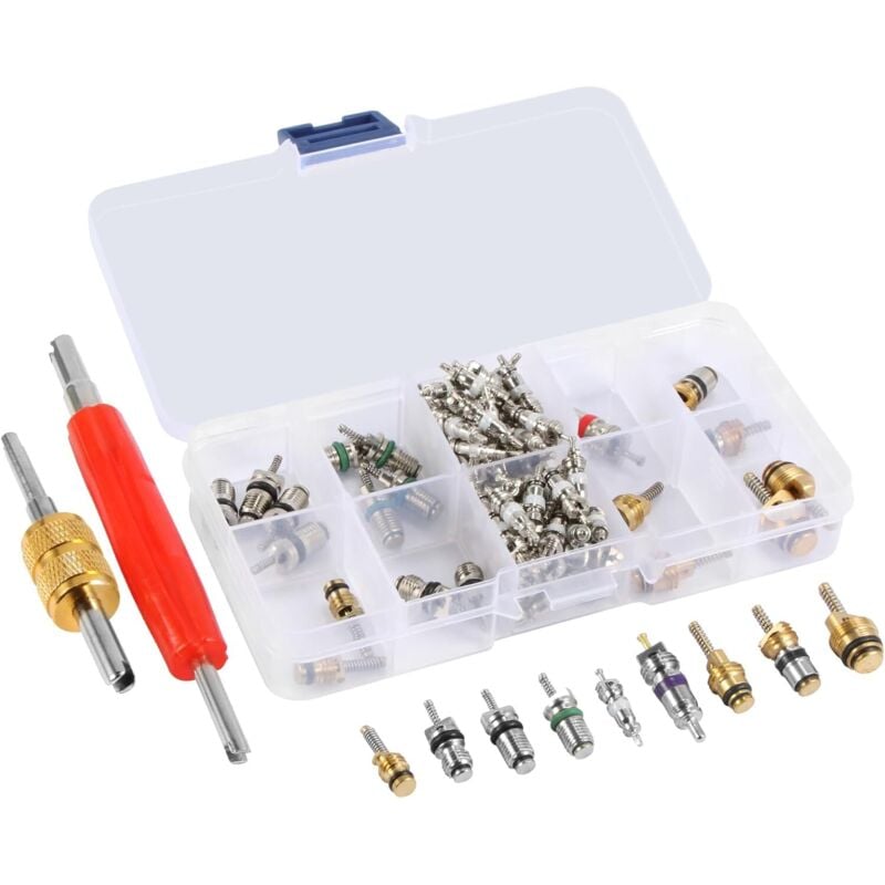 Image of 102-teiliges Kfz-Klimaanlagen-Ventilkern-Teile-Kit
