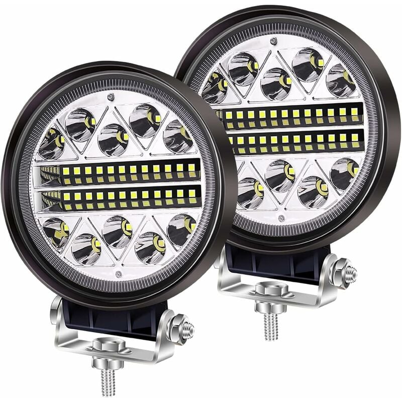 102 w LED-Arbeitslicht Offroad-Fahrnebelscheinwerfer, 2 stücke runde LED-Hülsen Spot Flood Combo Lights 12 v 24 v Zusatzscheinwerfer für LKW-Traktor, | 02042147363516 102 w LED-Arbeitslicht Offroad-Fahrnebelscheinwerfer, 2 stücke runde LED-Hülsen Spot Flood Combo Lights 12 v 24 v Zusatzscheinwerfer für LKW-Traktor, | 02042147363516