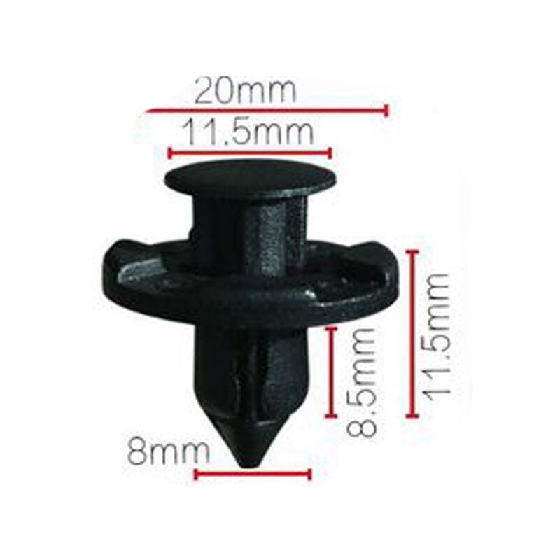 10/20/50 stücke Fender Bumper Push-Typ Retainer Rivet Auto Fastener für Nissan Infiniti 01553-09321 8mm Loch Kunststoff Halte Clip,10pcs | 04537365735378 10/20/50 stücke Fender Bumper Push-Typ Retainer Rivet Auto Fastener für Nissan Infiniti 01553-09321 8mm Loch Kunststoff Halte Clip,10pcs | 04537365735378