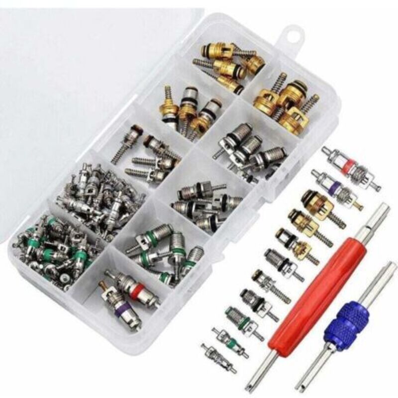 Image of 102pcs Air Conditioning Valve Core, R134A&hellip;