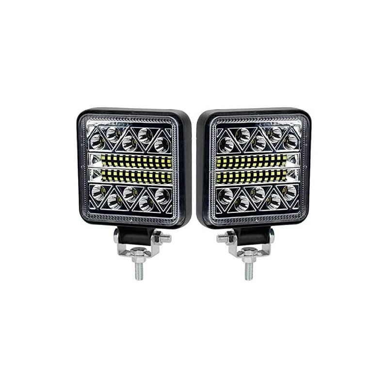 102W Phare de Travail led 15000LM Feux de Recul Led 12v, Phare Led Projecteurs pour voiture, tracteur bateau, 12-24v camion