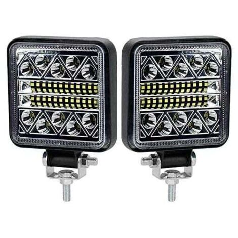 102W Phare de Travail led 15000LM Feux de Recul Led 12v, Phare Led Projecteurs pour voiture, tracteur bateau, 12-24v camion