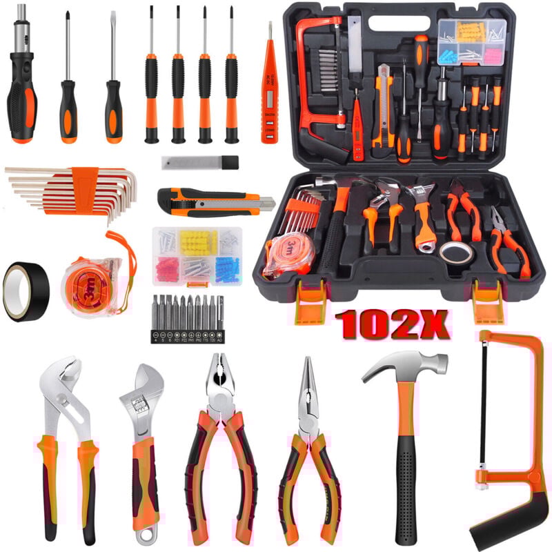 102x Toolbox tournevis set Toolbox cliquet outils à main