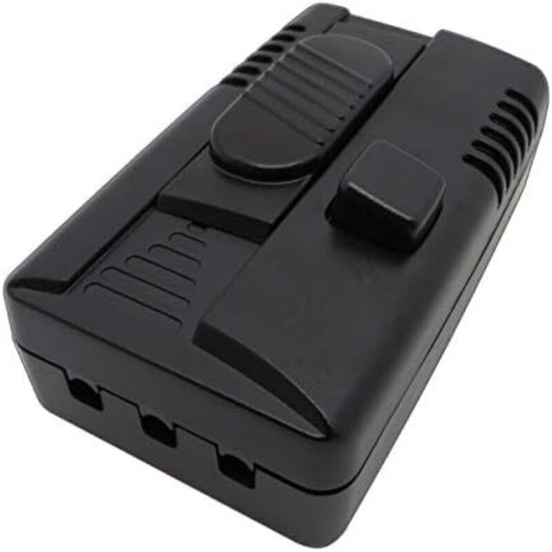 103x60x32mm 2pc LED Foot Dimmer, with 2 outputs: dimmer and switch, continuously dimmable, for dimmable LED lamps, with intermediate cord, silent LED