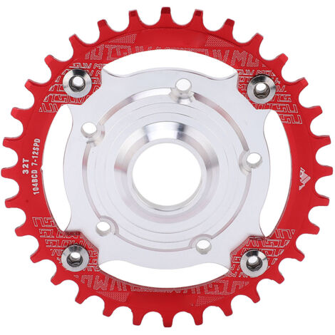 104 BCD 32-Zahn-Kettenblattadapter für Tongsheng-Motor, Umbausatz mit Ritzel und Basis für elektrische Unterstützung