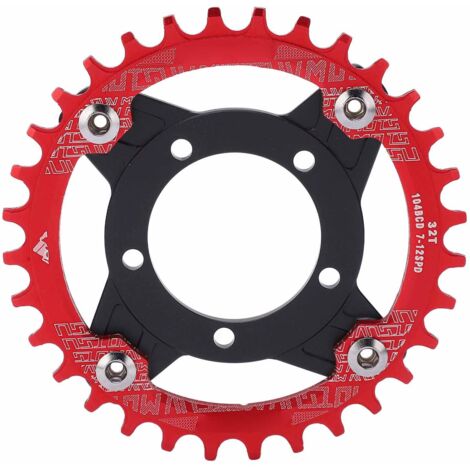 104 BCD 32T Adapter für Bafang Mittelmotor – Positiv/Negativ-Zahnradumrüstplatte und Kronenrad