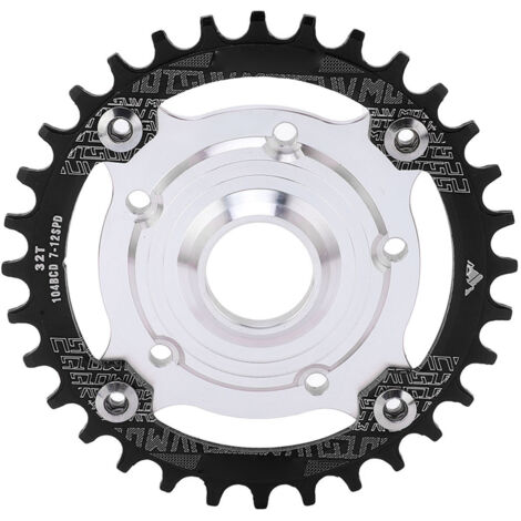 104 BCD 32T Adapter für Tongsheng Motor - 32-Zahn-Ritzel, schwarzer Umbausatz für Mittelmotoren