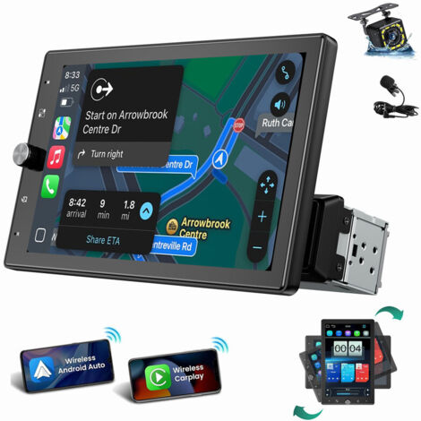 AWESAFE Für Seat Ibiza 6j 2009-2013 Autoradio, DAB , Bluetooth, Silver