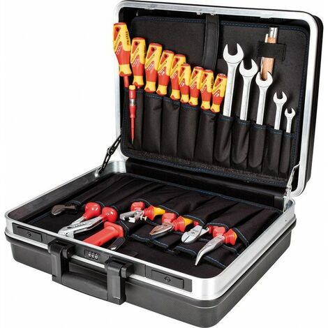1041-003 Assortimento di utensili VDE in valigetta 74 pezzi