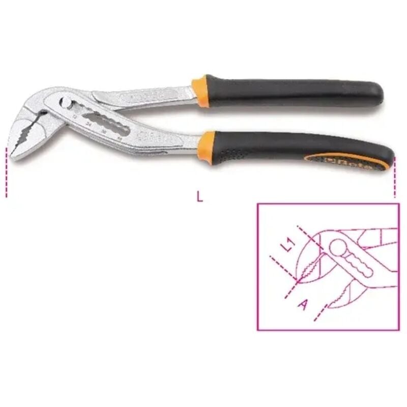 Pinza regolabile beta 1048bm - 250