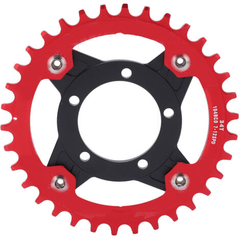 104BCD 34T Positiv/Negativ Ritzeladapter mit Umbausatz für Bafang Mittelmotor
