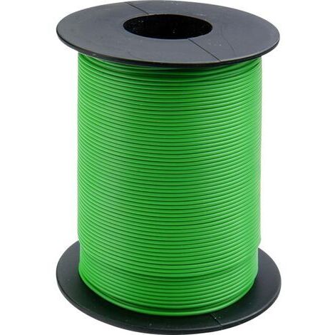 105-4-100 Cavo per cablaggi 1 x 0.20 mm² Verde 100 m