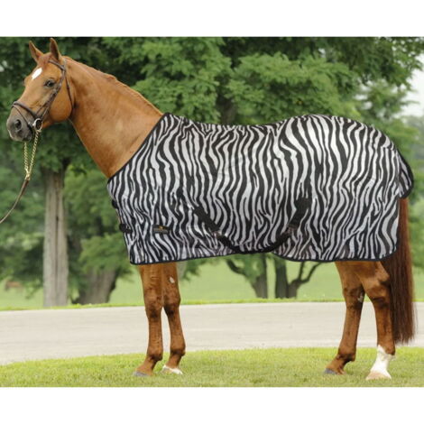 105 cm, Zebra: Coperta in Rete Antimosche per cavalli modello Horses Zebra