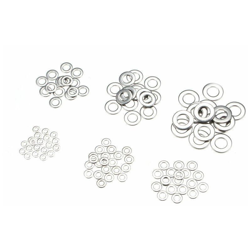 105 Stück 304 Edelstahl verschiedene Dichtungsscheiben O-Typ Flachdichtung Sortiment Kit (M3 M4 M5 M6 M8 M10) | 07634062336826 105 Stück 304 Edelstahl verschiedene Dichtungsscheiben O-Typ Flachdichtung Sortiment Kit (M3 M4 M5 M6 M8 M10) | 07634062336826