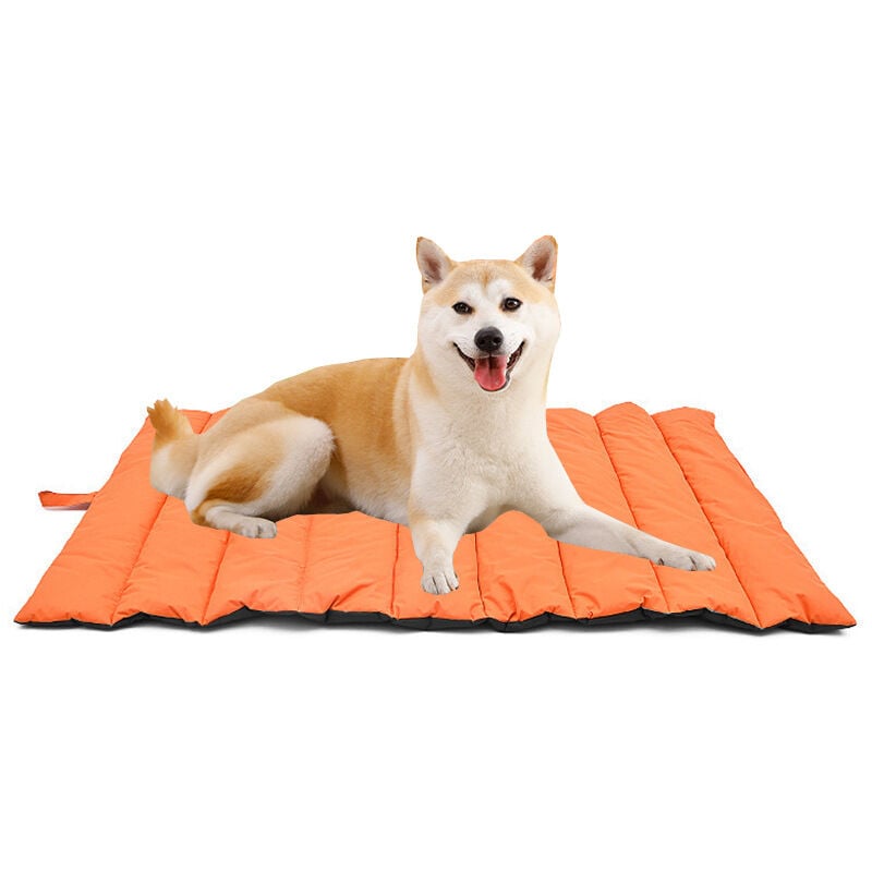 105 x 70 cm)Tapis Chien&Chat Grand Taille (Frais et Chaud), Panier Chien Pliable, Coussin Chien Lavable, Antistatique Lit Voyage Chien Exterieur,