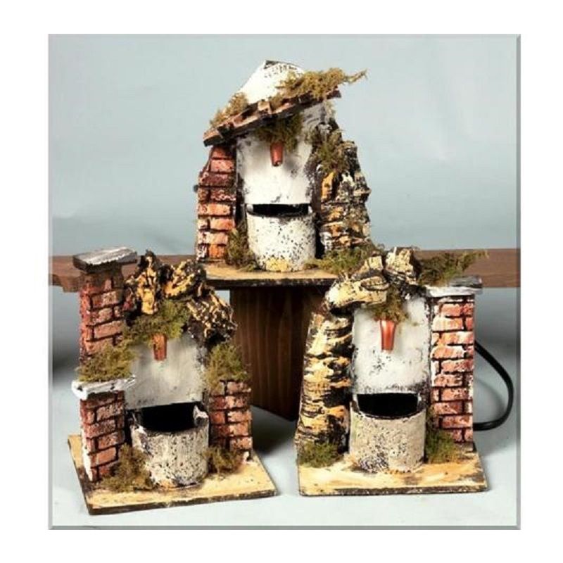 Fontana Per Il Presepe.10508 Fontana Con Pompa Per Presepe Varie Misure Assortite Natale