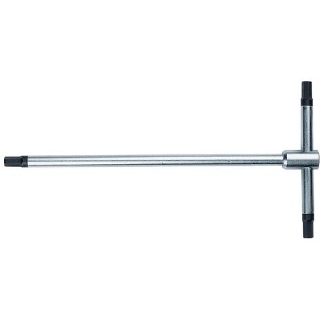 10758 CHIAVE T A BRUGOLA ESECUZIONE CROMATA 4,5 MM