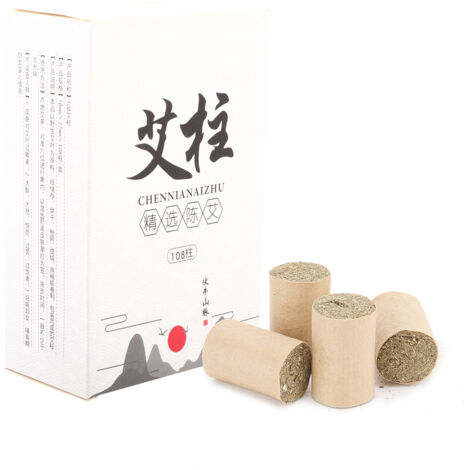 108 pièces Cône de Moxa Bâton de Moxibustion Outil de Massage Acupuncture Soins Santé à Domicile
