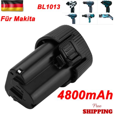 10.8 V 4800 mAh Li-Ion Compatible with Makita Battery BL1013 BL1014 195332-9 194550-6 DF330D LCT203W Tool Battery