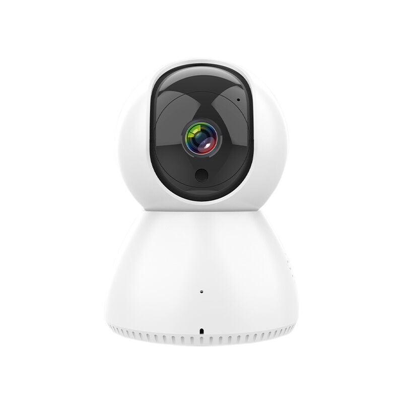 Fitags - 1080P Caméra Surveillance WiFi Intérieur, Camera ip 360 ° Compatible Alexa Google Home, Vision Nocturne, Suivi de Mouvement, Audio