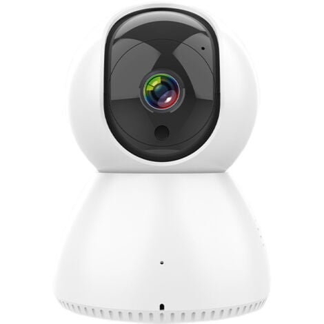 1080P Caméra Surveillance WiFi Intérieur, Camera IP 360 ° Compatible Alexa Google Home, Vision Nocturne, Suivi de Mouvement, Audio Bidirectionnel pour Bébé et Animal