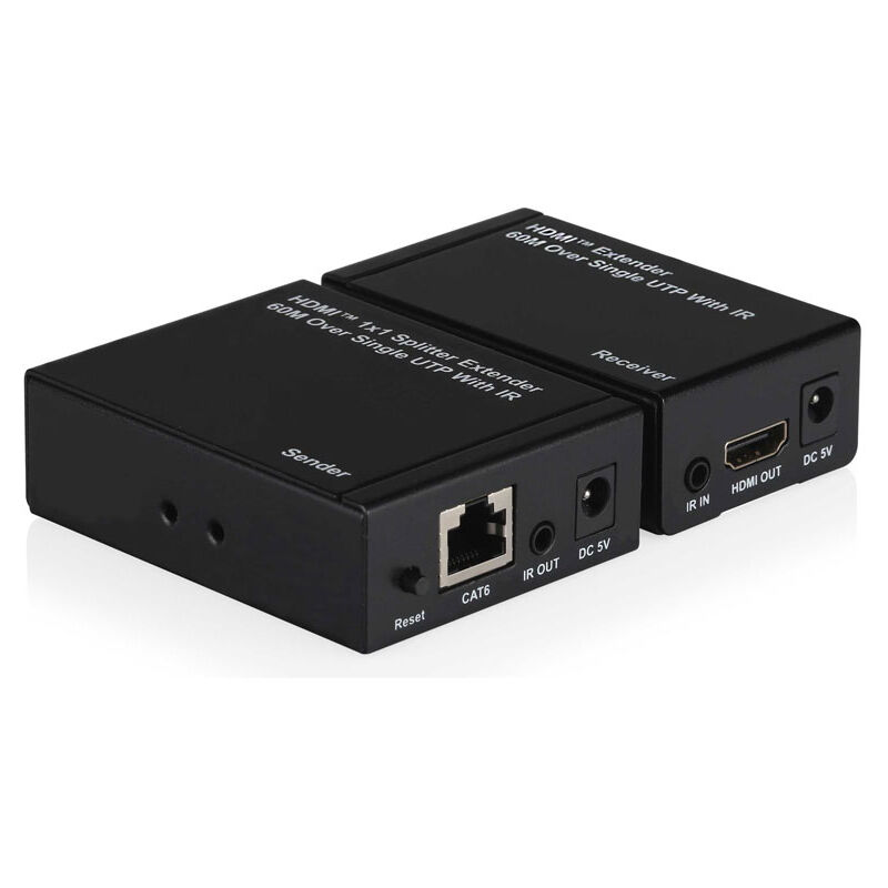 Propart - 1080P full hdd 3D ir active hdmi extender on RJ45 lan cable 60 metres PT-PET0102EHR