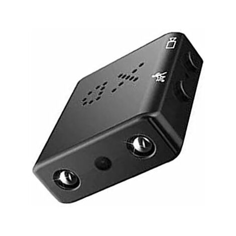Mini cámara espía HD 1080P para llave de automóvil, cámara espía de video,  cámara DVR de seguridad pequeña portátil con visión nocturna IR/detección