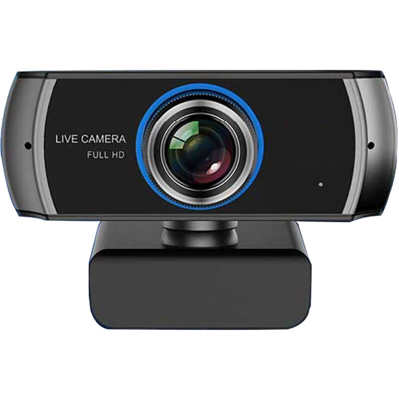 

1080P HD Streaming Webcam USB Camara de video para computadora 2 megapíxeles Visualizacion amplia de 100 ° Enfoque manual con microfono Plug & Play