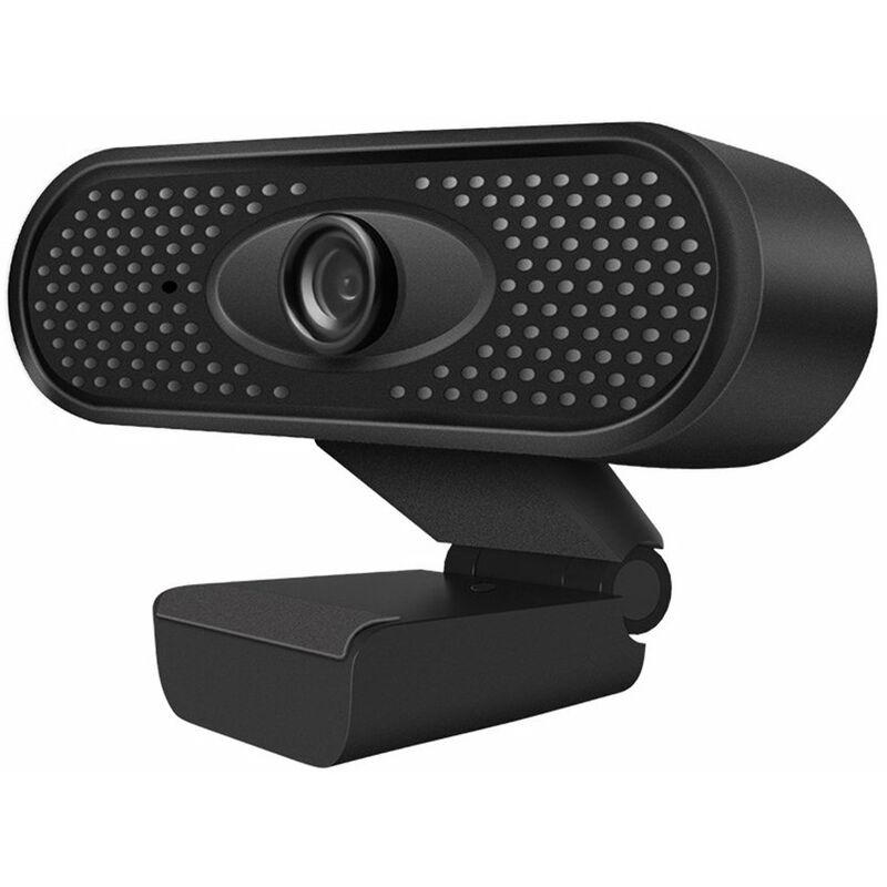 

Happyshopping - 1080P HD Webcam Videollamada Camara de escritorio con clip USB Ensenanza remota en linea Estudio de chat de video Camara web para
