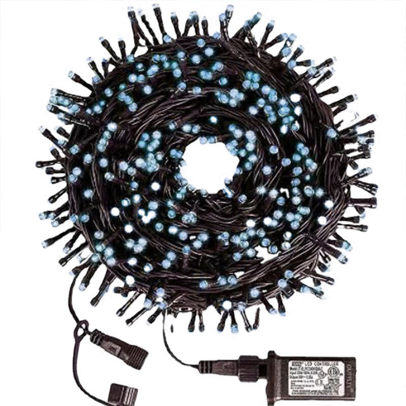 108ft Weihnachtslichterkette, 300 led Lichterketten, 8 Modi, Plug-in, Party, Hof, Garten, Blau | 06927193457333 108ft Weihnachtslichterkette, 300 led Lichterketten, 8 Modi, Plug-in, Party, Hof, Garten, Blau | 06927193457333