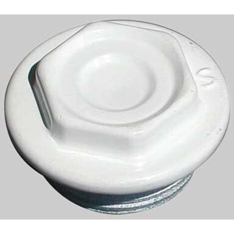 109/56 TAPPO ø1.1/4 ZINC./BN C/FL. ø56 SX 109114002
