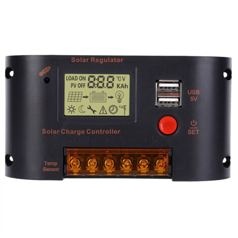 10A Solar-Laderegler - PWM-Regler für Blei-Säure-Batterien