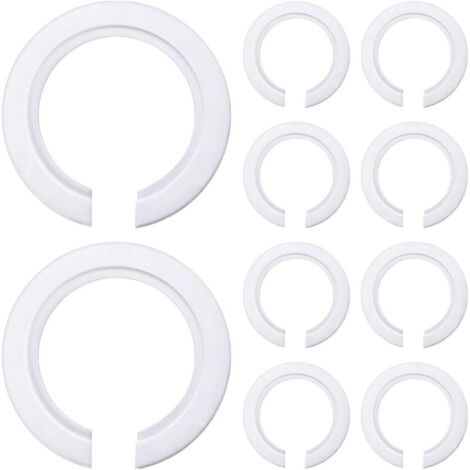 10Anneau Réducteur Abat Jour,E27 à E14 Anneau Adaptateur pour Luminaire à Vis,Anneau de Remplacement pour Douille,Convertisseur de Bague d'Abat-Jour en Plastique pour Lampe de Bureau Plafonniers