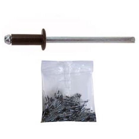 10BL RIVETTI IN ALLUMINIO TESTA DI MORO -  mm.4x10
