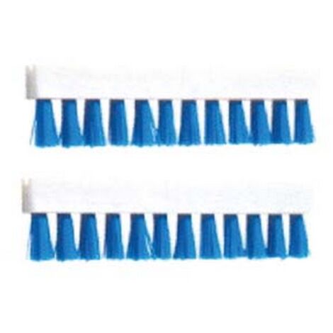 10BLISTER SETOLE LATERALI RICAMBIO PER SPAZZOLA "BRUSH" DA PISCINA - mm.80