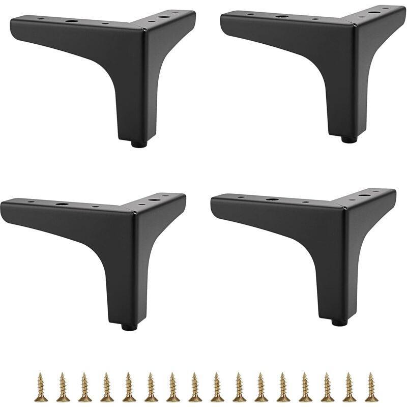 Linghhang - 10cm Metal Sofa Legs 4pcs Modern Furniture Legs Sofa Furniture Legs Raised Feet diy tv Cabinet Sofa Cabinet Replacement Furniture Legs,