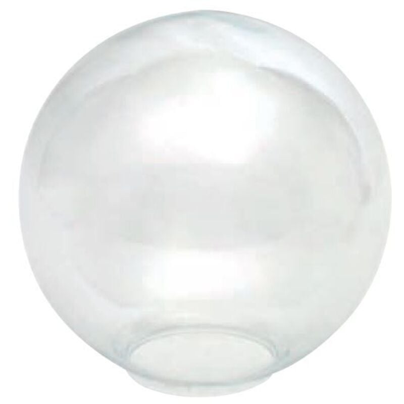 10cm transparenter Lampenschirm aus Kugelglas mit 5cm Öffnung