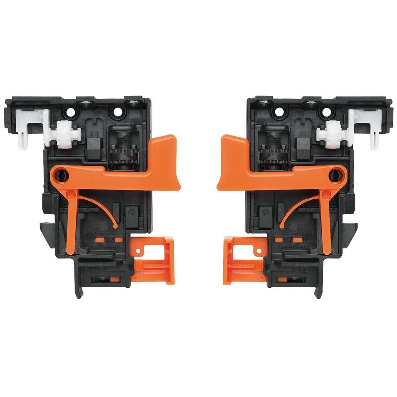 10COPPIE salice clip x guide cassetti
