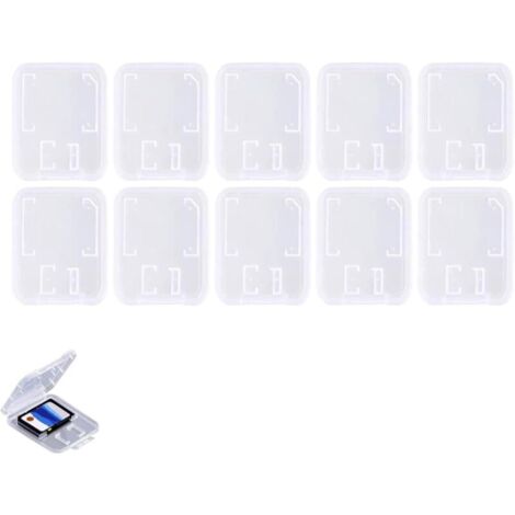 10er-Pack Aufbewahrungshüllen für SD-Karten, TF-Karten und Speicherkarten