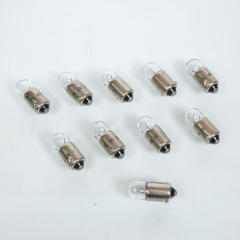 10er Pack Ba9s 6v 2w Flosser 4039 Glühbirne für Moped Mofa